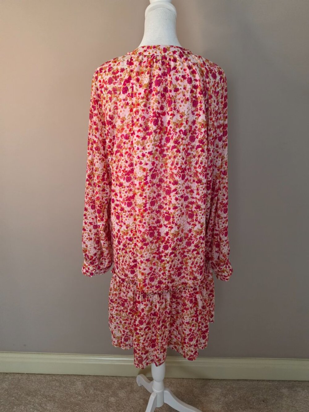 J Crew Factory Raglan Crinkle Mini Dress Size Med - Picture 4 of 12